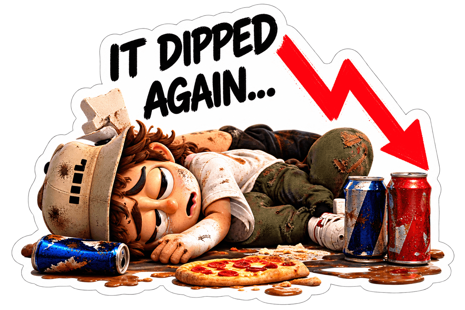 It dipped again